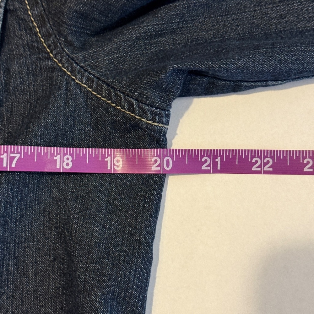 Baccini Denim Jacket size Large - Picture 8 of 9